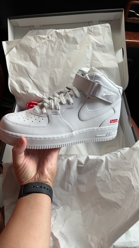 Supreme AF1mid ホワイト　26.5cm