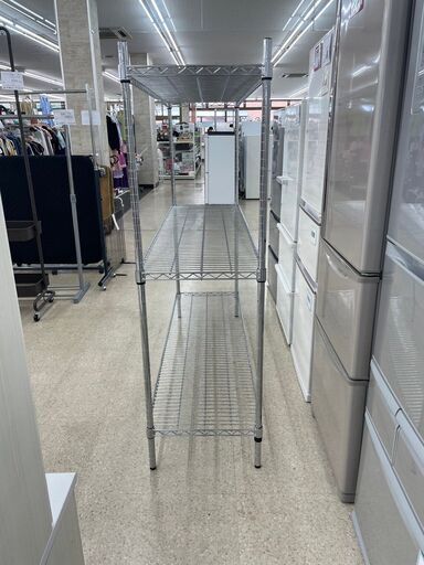 ★ジモティ割あり★  スチールラック  H151×D49×W149 クリーニング済み TJ8288 ☆ジモティ割あり☆ スチールラック H151×D49×W149 クリーニング済み
