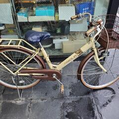 B446 普通自転車☆CHOCOLATE☆26インチ☆変速無し