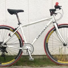 シボレー700Cクロスバイク 外装6段変速 カスタム車 