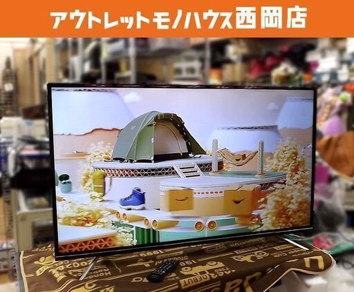 液晶テレビ 49インチ 2019年製 グリーンハウス GH-TV49E-BK 4K/HDR対応 49型 リモコン付き 札幌市 豊平区 西岡店