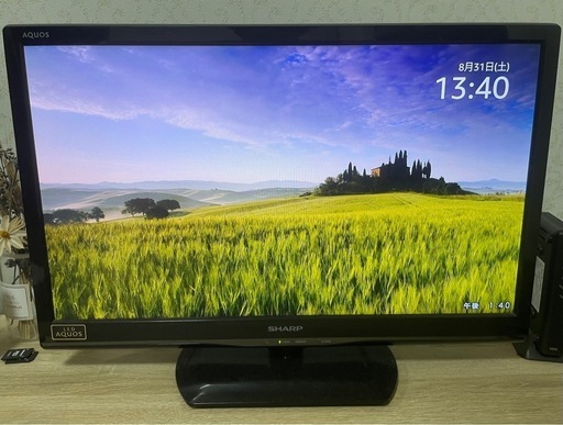 テレビ　SHARP AQUOS 24v型　液晶テレビ