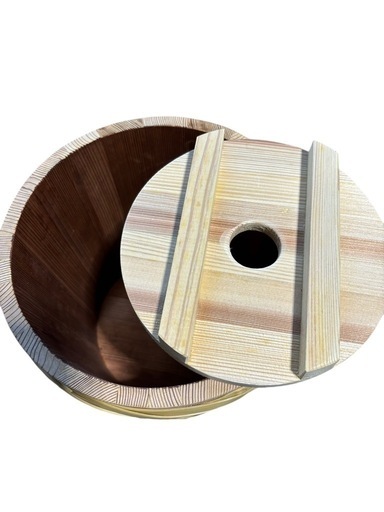 ⭐︎高級品⭐︎ 味噌桶（藤井製桶所製 味噌出来高6kg用） 吉野