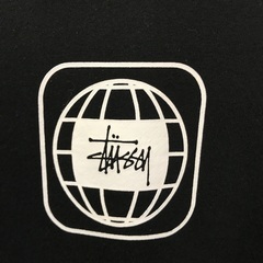 STUSSY／トレーナー／センターロゴ／BLK