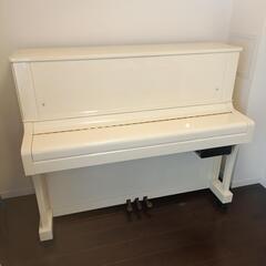 全塗装 白色艶出し 名門アトラスピアノ 日本製