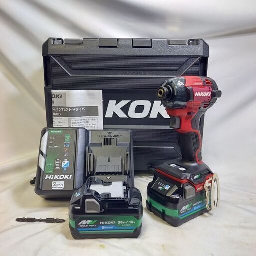 HiKOKI WH36DD(2XHRSZ) コードレスインパクトドライバ スコーピオンレッド【市川行徳店】【店頭取引限定】【未使用】管理番号：ITG69A5IHVAI