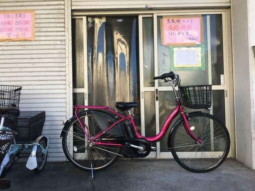 地域限定送料無料　ブリヂストン　アシスタ　ロイヤル　新基準　子供乗せ　8,9AH　ナチュラ　ビビ　神戸市　電動自転車