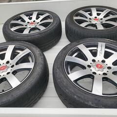 ファブレスアルミ  タイヤつき１８インチ
