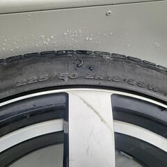 ファブレスアルミ  タイヤつき１８インチ