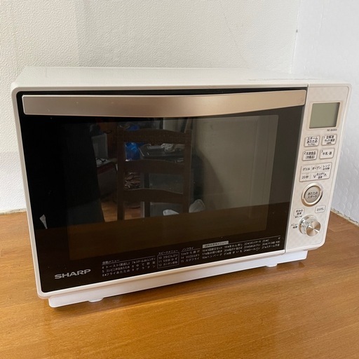 SHARP シャープ 過熱水蒸気オーブンレンジ RE-BK800-W ホワイト 23L 電子レンジ 2018年製 中古品