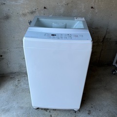 ニトリ 洗濯機 6.0㎏ 2019年製 NTR60 ガラストップ ホワイト 全自動洗濯機
