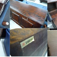 民芸家具 北海道民芸家具 ライティングデスク 横幅 約115cm 中古 
