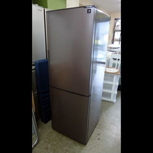 札幌配送可★シャープ◆プラズマクラスター搭載◆2ドア冷凍冷蔵庫◆中型◆271L◆SJ-PD27D-T◆2017年