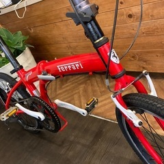 Ferrari 前後タイヤ・チューブ新品！】アルミフレーム 7段変速 20