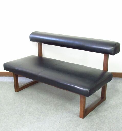 美品 NAGANO INTERIOR ナガノインテリア ソファ 2人掛け　ヴィンテージ　KC025-LN BN-BO-AB204 ジャパニーズモダン　天然木