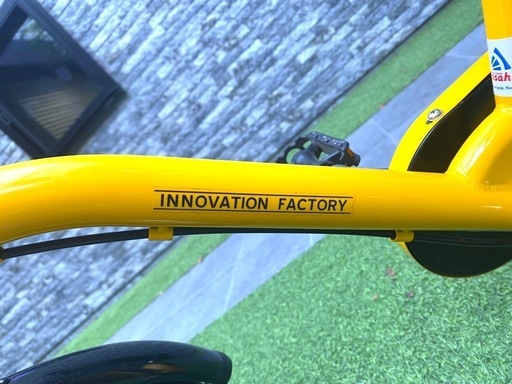 キッズ用自転車　美品　サイズ16 INNOVATION FACTORY　 オシャレなイエロー