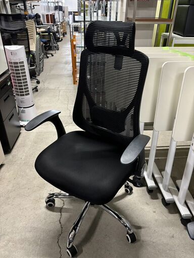 タンスのゲン　ハイバックオフィスチェア　HLC-1168F-1　（在庫：1）