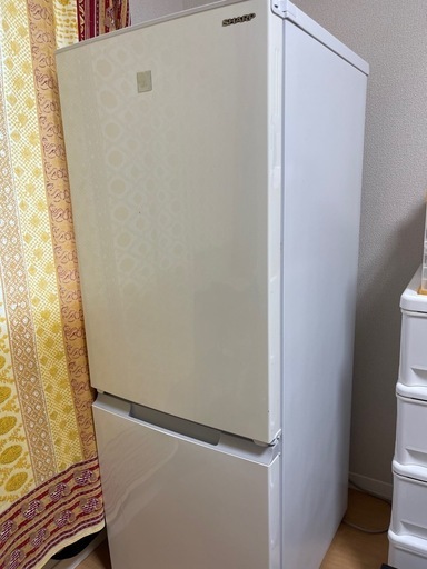 SHARP 2ドア冷蔵庫SJ-18E8-KW