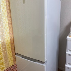 SHARP 2ドア冷蔵庫SJ-18E8-KW