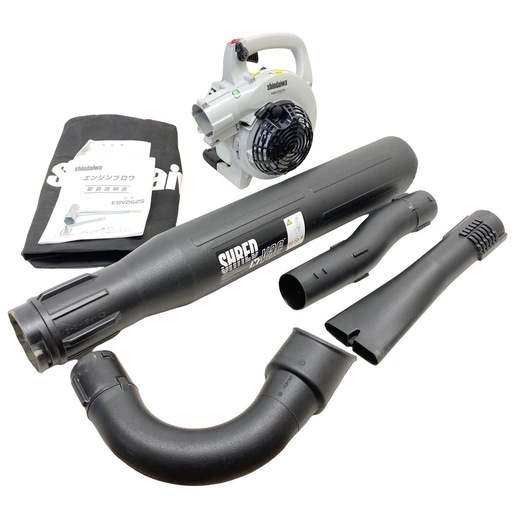 ○美品■新ダイワ エンジンブロワ ブロワバキューム 2サイクル 混合ガソリン エンジン工具 shindaiwa EBV262S 中古品■ジモティ姫路