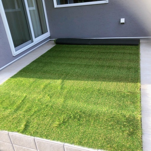 【人工芝】2m×4.6m 高密度・静電気防止◎防草シートも付けます◎モダンデコ