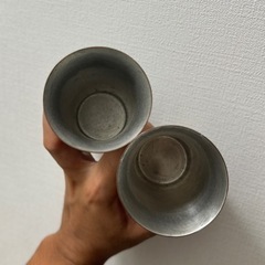 無形文化財 鎚起銅器 【玉川堂】ビールカップペア