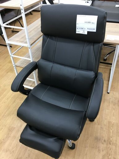 ★ジモティ割あり★  オフィスチェア 黒　ブラック W×D×H クリーニング済み SJ6935