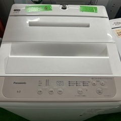 ご来店時、ガンお値引き‼️Panasonic(パナソニック) 2022年製 6.0kg 