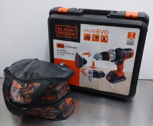 中古品　BLACK+DECKER　マルチエボベーシック＆マルノコヘッド　EVO185B1＋ECH183