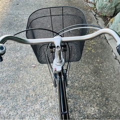 【27インチ自転車】内装3段変速、LEDオートライト　前後タイヤ、前カゴ新品