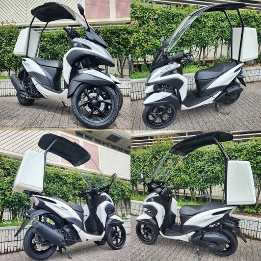 普通免許仕様もOK】トリシティ155A 帝都ルーフキット＆BOX 走行1.7万km