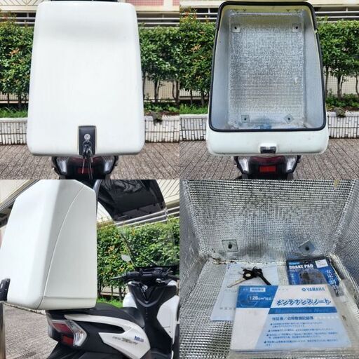 普通免許仕様もOK】トリシティ155A 帝都ルーフキット＆BOX 走行1.7万km台