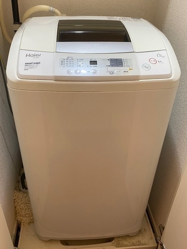 【美品】haier 2016年製6kg洗濯機