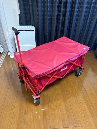 【9月20日まで】【値下げしました】Coleman カートテーブル付き