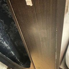 スライド式本棚付き収納ベッド