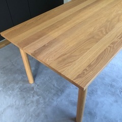 【札幌市内引取り限定】アクタス  ACTAS SOUP ダイニングテーブル Rレッグ　オーク