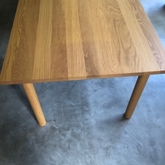 【札幌市内引取り限定】アクタス  ACTAS SOUP ダイニングテーブル Rレッグ　オーク
