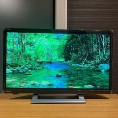 REGZA 24V型 液晶テレビ レグザ 24V34 ハイビジョン 外付けHDD 裏番組録画 ネット動画対応 （2020年モデル） TOSHIBA REGZA 24V34 液晶テレビ TOSHIBA REGZA 24V34 テレビ20年製