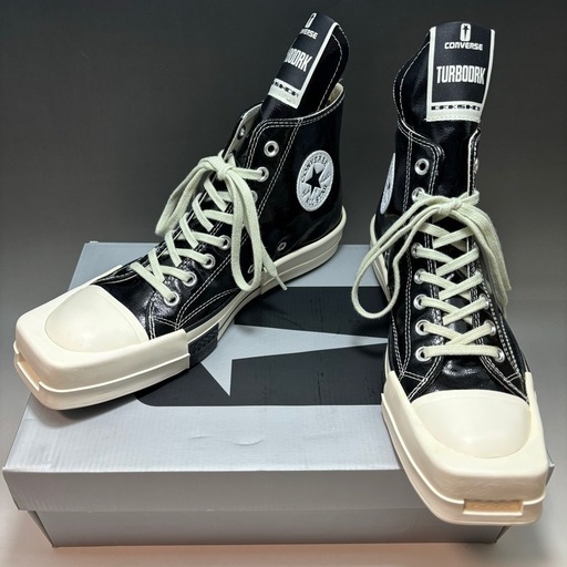 RickOwens DRKSHDW×CONVERSE 26.5cm 黒 光沢