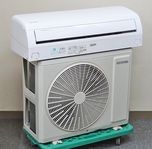 【取引完了】(43)アイリスオーヤマ 左右自動ルーバー搭載 ルームエアコン 2.2kW おもに6畳用 2020年製 取付販売