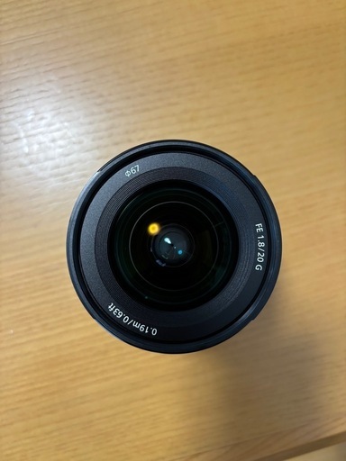 SONY FE20mm f1.8g レンズフィルター付き Sony FE 20mm F1.8 G レンズ  