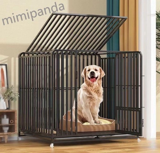大型犬　ケージ　屋根付き