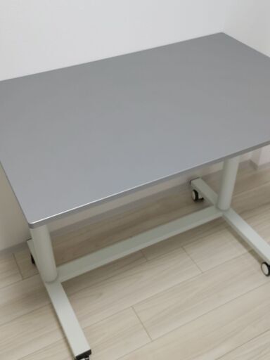 昇降 デスク テーブル キャスター付 美品 スタンディングデスク PCデスク