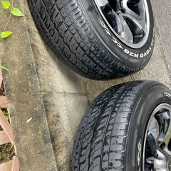 ハイエース　ホイール　プラド純正風味