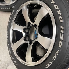 ハイエース　ホイール　プラド純正風味