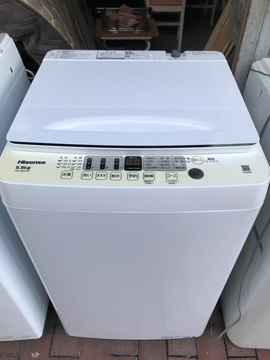 市内配達無料2024年製ハイセンス洗濯機