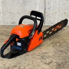 【処分】・上越市　ECHO　チェンソー　Ｖ４０００・