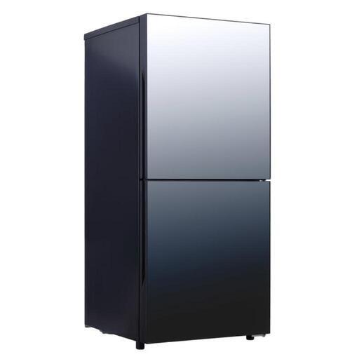 ★最終タイムセール9月2日12時まで先着順★　ツインバード 2ドア冷凍冷蔵庫 幅49.5cm 121L 右開き HR-GJ12B ブラック 自動霜取り 大容量冷凍室