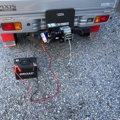 売れました】①ヒッチウインチ リモコン付き 12V ATV4500lbs