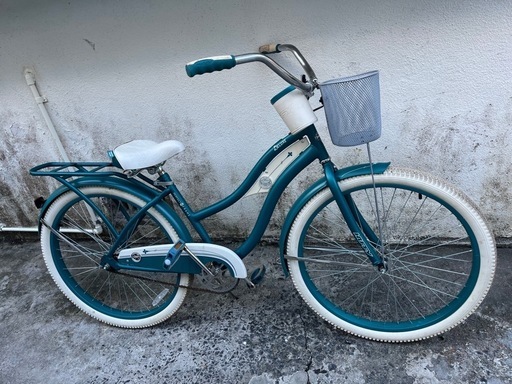 26インチHuffy Deluxe Cruiser Hybrid Bike ビーチクルーザーバイク街乗り自転車通勤車通学車 プロフ必読